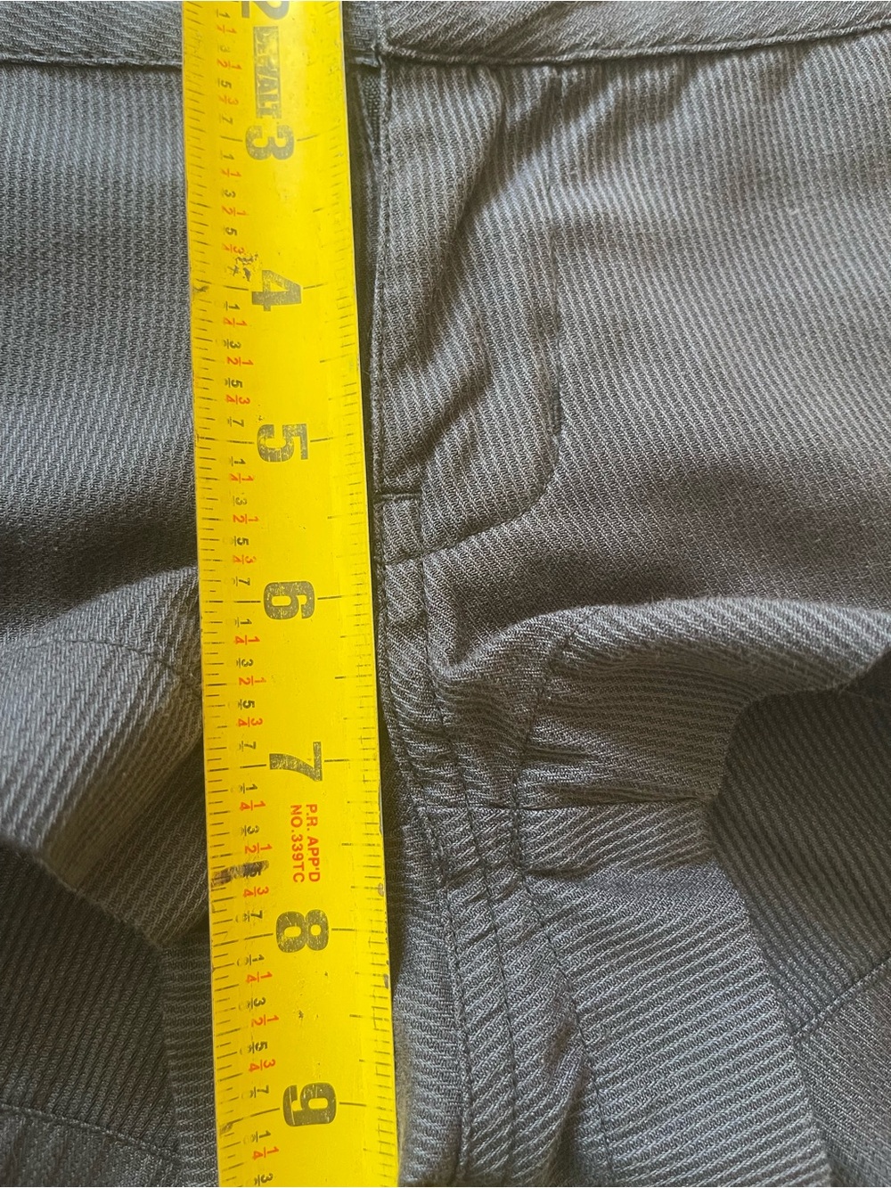 Hurley Gray Low-Rise Cotton Blend Shorts - Picture 6 of 7